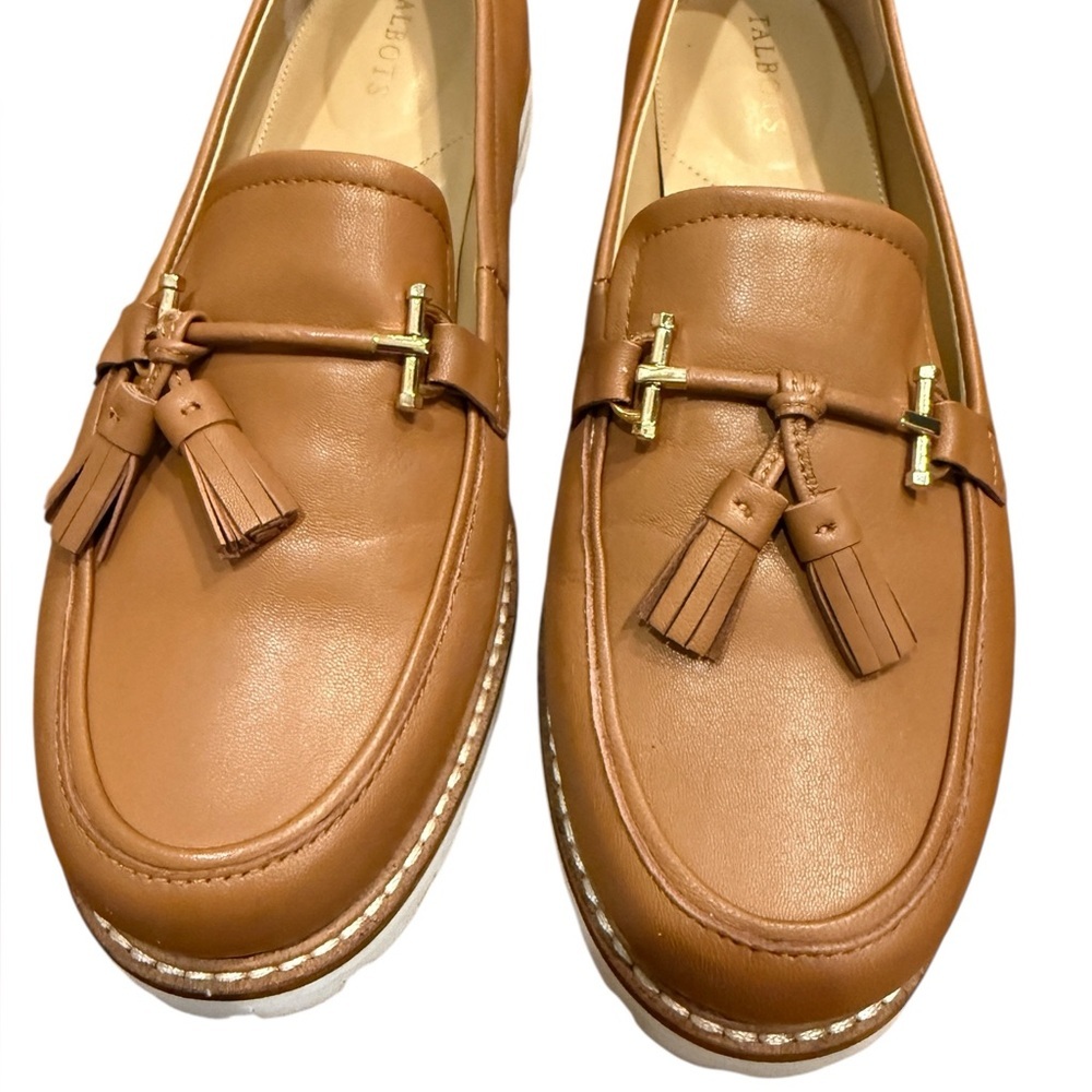 Talbots Women’s Laura Tasseled Soft Nappa Loafers Flats Size 9M Preppy - Picture 7 of 15